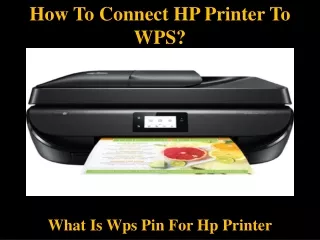 how to connect hp printer to wps