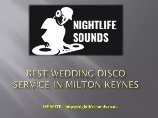 Best Wedding Disco Service in Milton Keynes