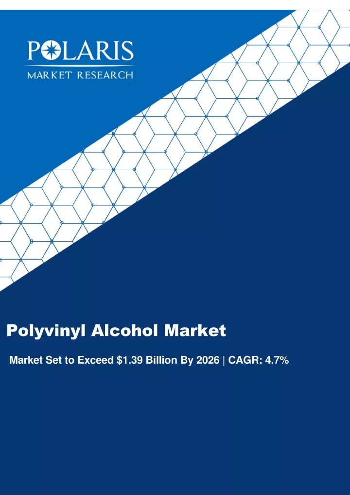 polyvinyl alcohol market