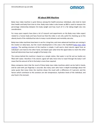 omronhealthcare ap com in