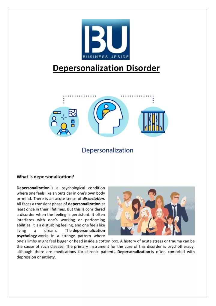 depersonalization disorder