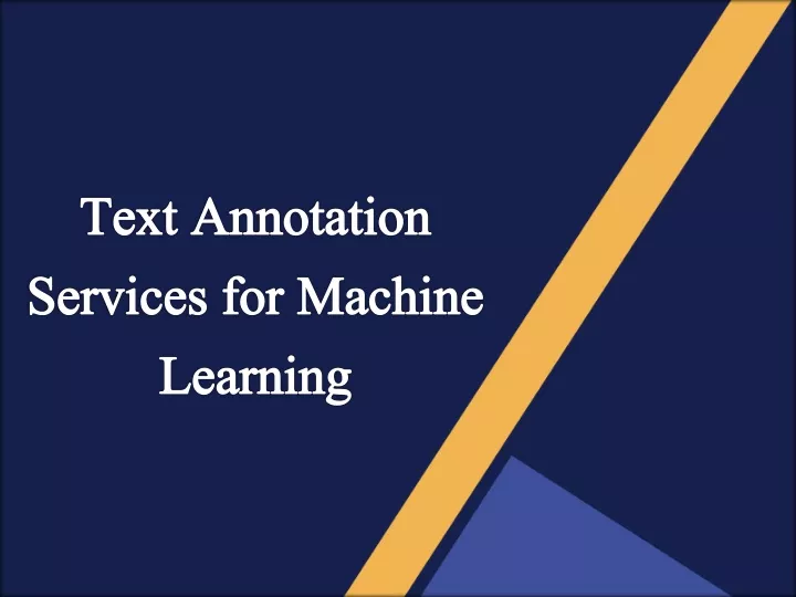 text annotation services for machine learning