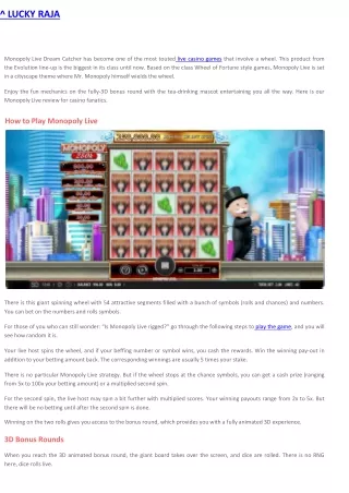 Monopoly Online Slot Review | Monopoly Online