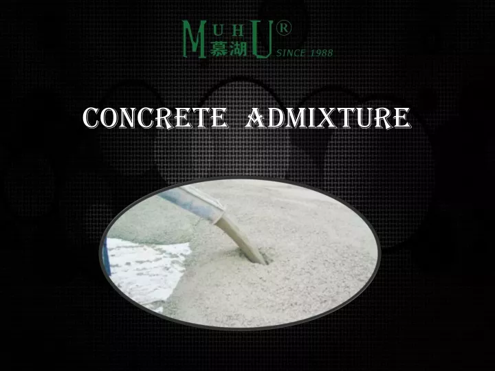 concrete admixture