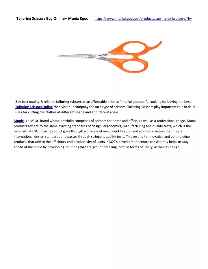 tailoring scissors buy online munix kgoc https