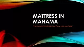 mattress in manama