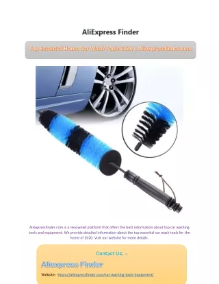 Top Essential Home Car Wash Tools 2020 | Aliexpressfinder.com