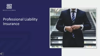 Professional Liability Insurance