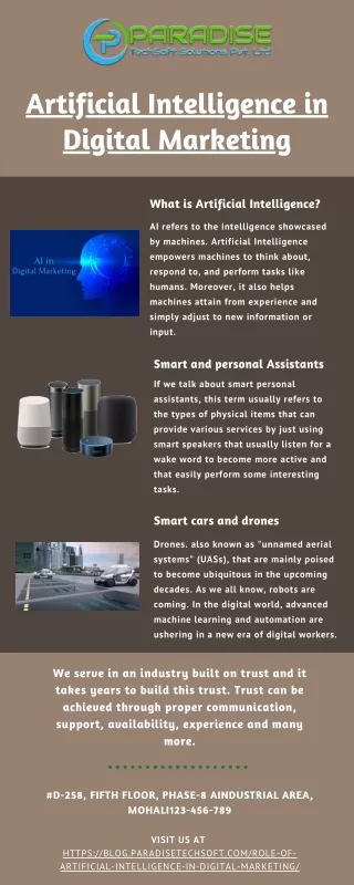 artificial intelligence in digital marketing