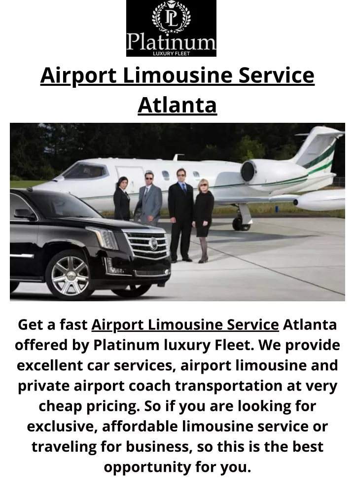 airport limousine service atlanta