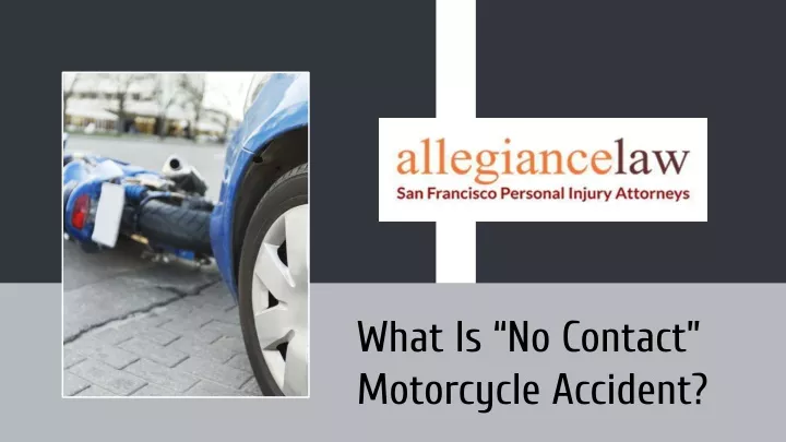 what is no contact motorcycle accident