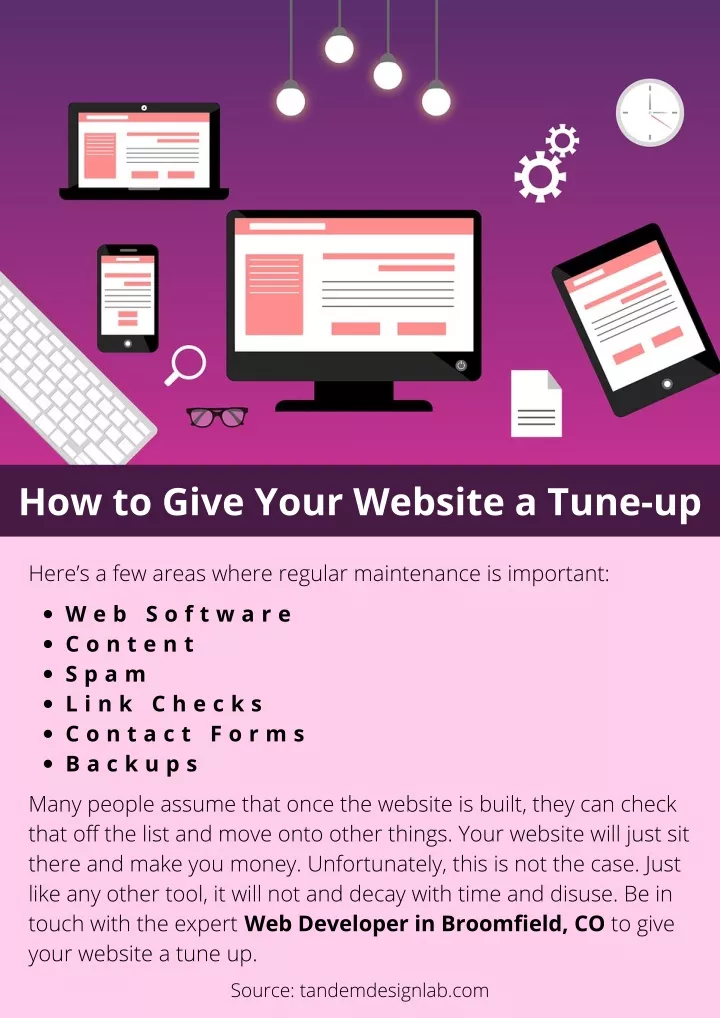 how to give your website a tune up