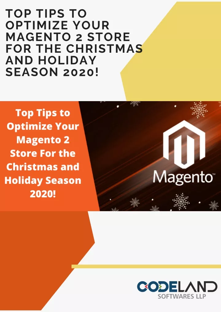 top tips to optimize your magento 2 store