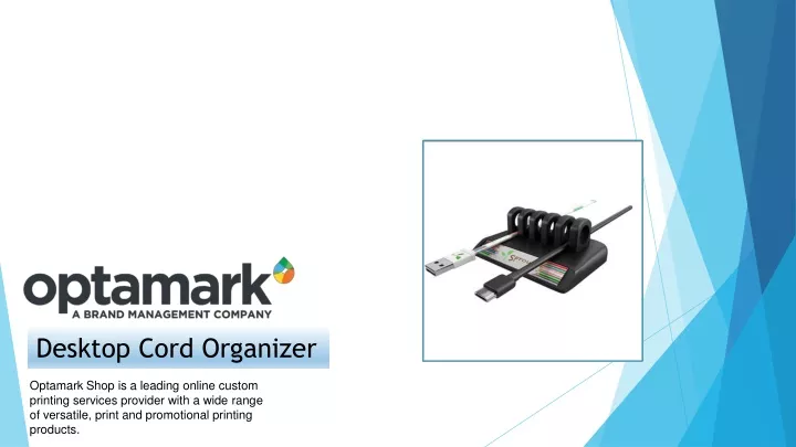 desktop cord organizer