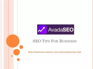 SEO Tips For Business