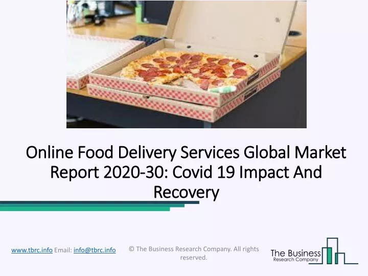 online food delivery services global market