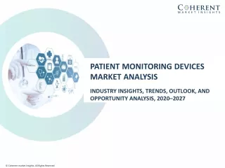 Patient Monitoring Devices Market Size Share Trends Forecast 2027