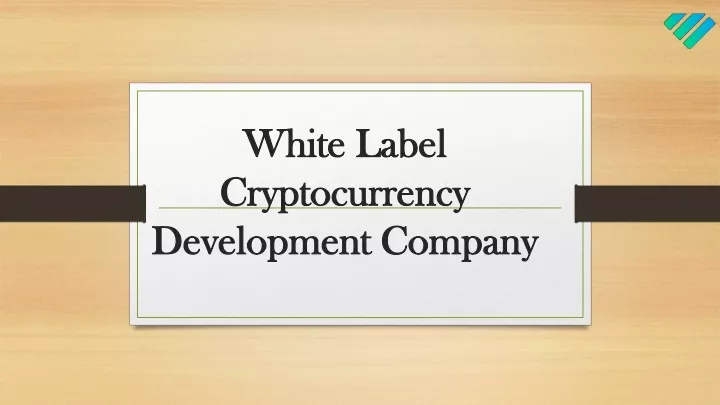white label cryptocurrency development company