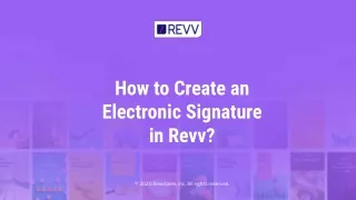 How to Create an Electronic Signature in Documents?