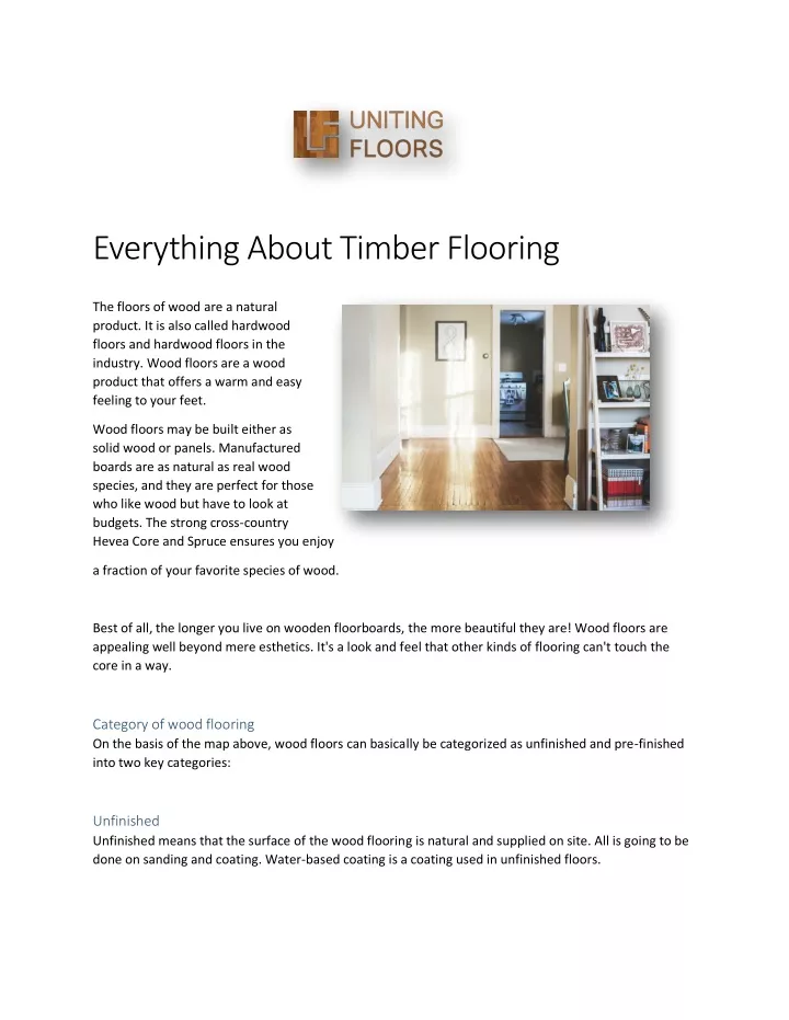 everything about timber flooring