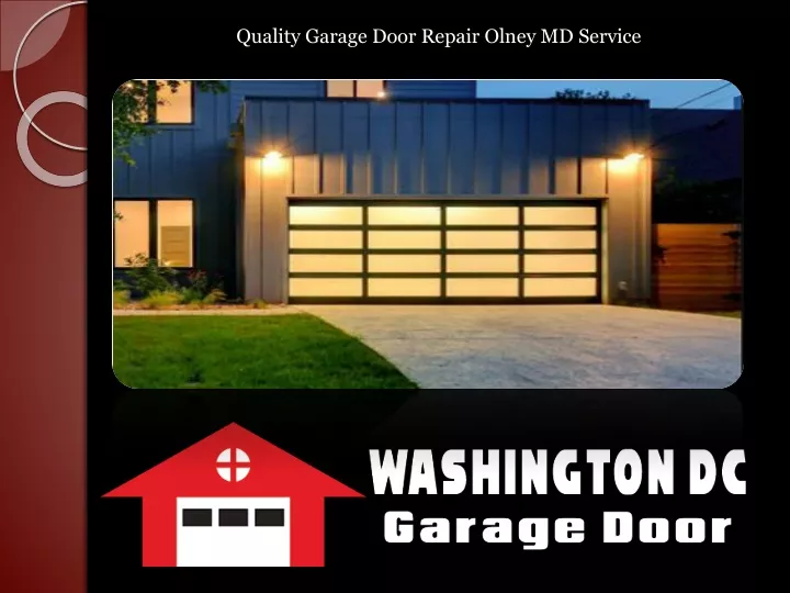 quality garage door repair olney md service