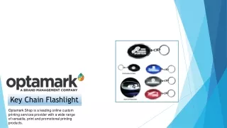 Custom Luminant Key Chain Flashlight - Optamark