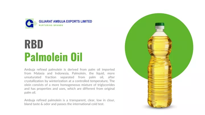 rbd palmolein oil