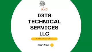 IT Solutions Company Dubai | IGTS Technical Services LLC