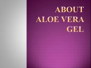 Aloe Vera Gel