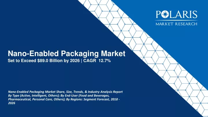 nano enabled packaging market set to exceed 89 0 billion by 2026 cagr 12 7