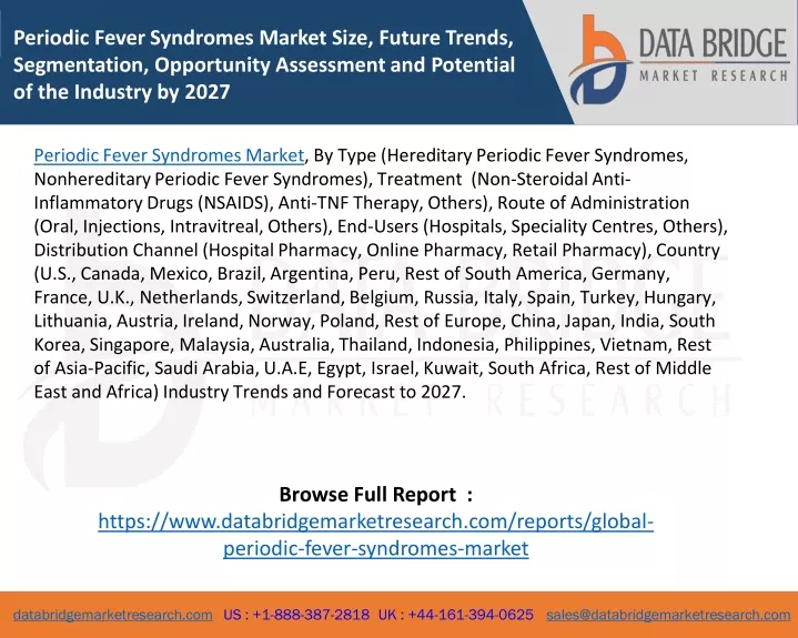 periodic fever syndromes market size future