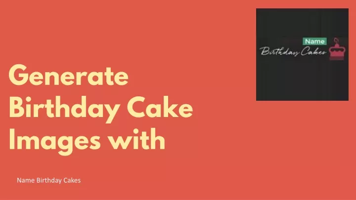 generate birthday cake images with