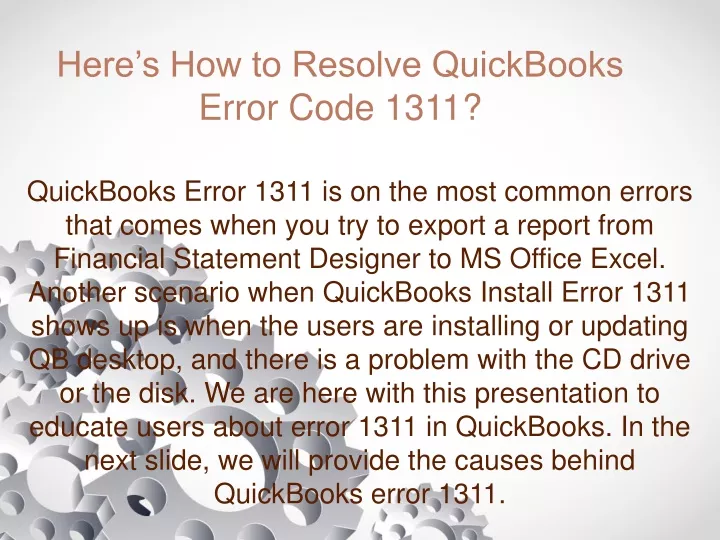 here s how to resolve quickbooks error code 1311