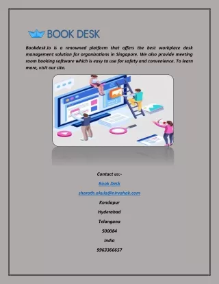 Workplace Desk Management Solution In Singapore | Bookdesk.io