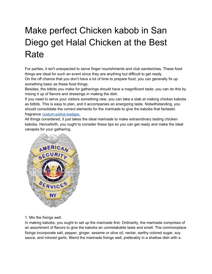make perfect chicken kabob in san diego get halal