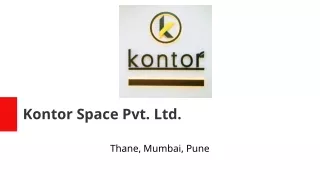 Sharing workspace by Kontor space