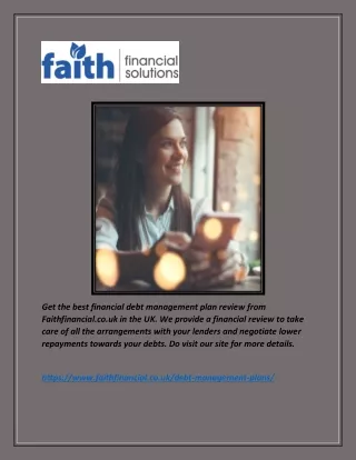 Debt Management Plan Reviews | Faithfinancial.co.uk