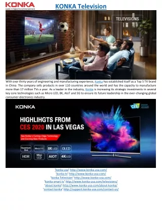 konka television