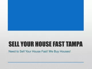 5 Misconceptions People Have About Cash Home Buyers in Tampa,Fl