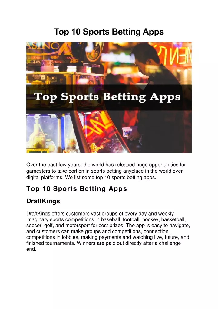 top 10 sports betting apps