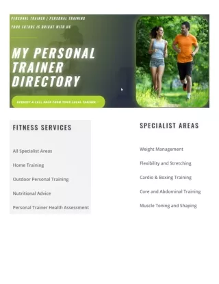 Best mobile Personal Trainer London