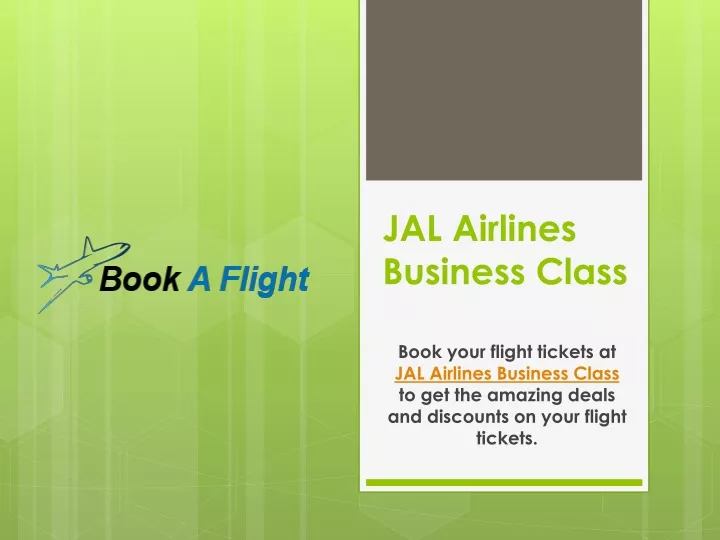 jal airlines business class