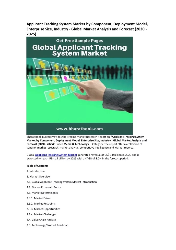 applicant tracking system market by component