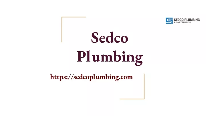 sedco plumbing