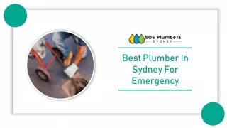 Best Plumber In Sydney For Emergency