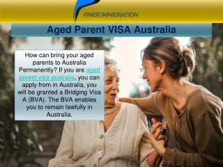 Aged Parent Visa Australia