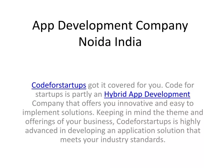 app development company noida india