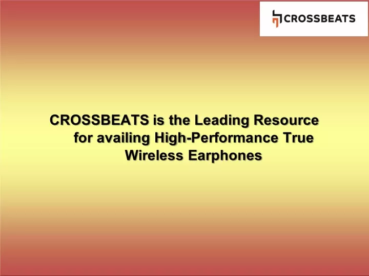crossbeats is the leading resource for availing