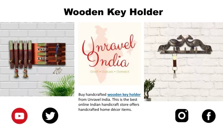 wooden key holder