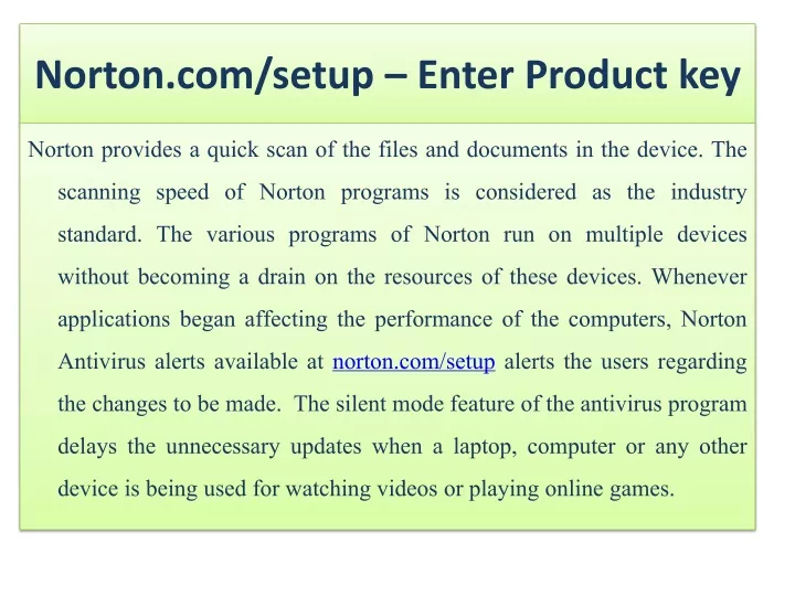 norton com setup enter product key